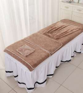 Customize logo towel set for beauty salon