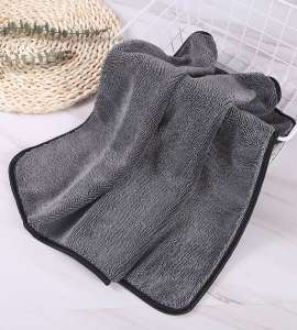 Car wash cleaning absorbent twist loop towel