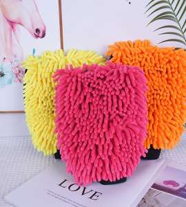 Double-Sided Chenille Car Wash Glove