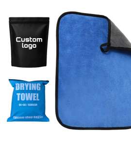 Custom Color Manufacturer Direct Lint Free Coral Fleece Microfibre towel