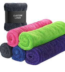 Wear Resistant Car Towel Long Service Life Car Paint Surface Gentle Polishing To