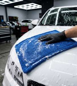 Strong Suction Twisted Fiber Cloth Auto Interior Dashboard Dust Remover Wipe