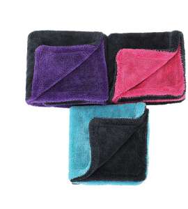 Luxury Car Drying Towel Plush Thick Fabric Paint Safe Buffer for Waxing Coating
