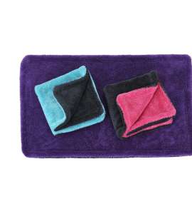 Heavy Duty Car Cleaning Towel Dual Side Twist Loop Design Strong Water Removal