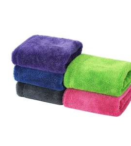 Edgeless Anti Scratch Car Cleaning Towel Large Size High Absorption Durable
