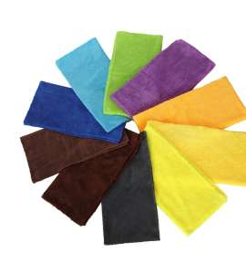 Deep Cleaning Microfiber Car Towel Double Sided Texture High Absorption