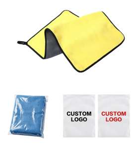Professional Coral Fleece Microfibre Towel Auto Detailing Buffing Cloth Edgeless
