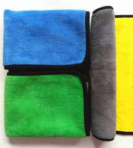 Double Sided High GSM Coral Fleece Microfibre Towel for Car Washing