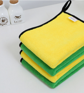 Machine Washable Coral Fleece Microfibre Towel for Auto Cleaning