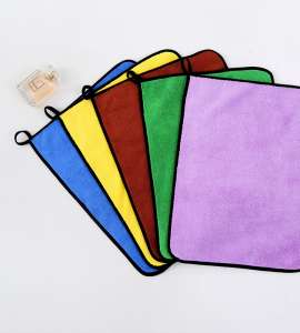 Ultra Soft Plush Coral Fleece Microfibre Towel for Vehicle Care