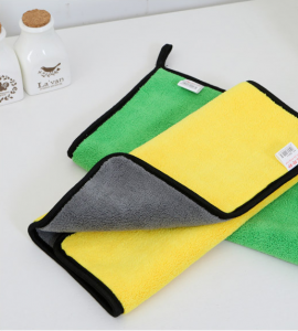 Custom Size and Color Coral Fleece Microfibre Towel for Auto Detailing
