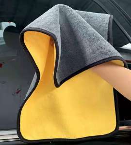 Factory Direct Custom Coral Fleece Microfibre Towel for Auto Interior