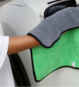 Factory Direct Custom Coral Fleece Microfibre Towel for Auto Interior