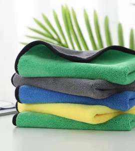 Soft Coral Fleece Microfibre Towel for Vehicle Car Care Brand Use