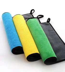 High Absorbency Hot Selling Thick Coral Fleece Microfibre Towel for Car Drying