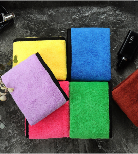 OEM Factory Custom Color Thick Coral Fleece Microfibre Towel for Auto Detailing