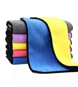 Quick Drying Ready Stock Thick Coral Fleece Microfibre Towel for Paint Protectio