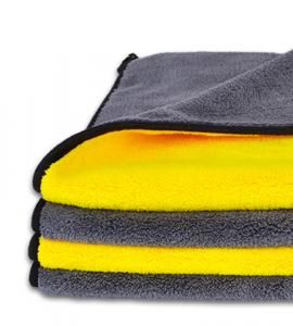 Factory Produced Double Sided Coral Fleece Microfibre Towel