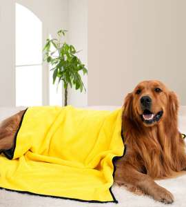 Thick Anti Pilling Multipurpose Small MOQ Fast Ship Microfiber Pet Towel