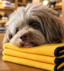 Print Logo Soft Absorbent Lint Free Factory Direct OEM ODM Microfiber Pet Towel