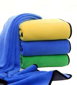 Lint Free Super Absorbent Coral Fleece OEM ODM Microfibre Towe
